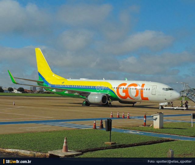 Foto de @elias_sjpotter: B737 GOL em SBSR