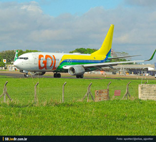 Foto de @elias_sjpotter: B737 GOL em SBSR
