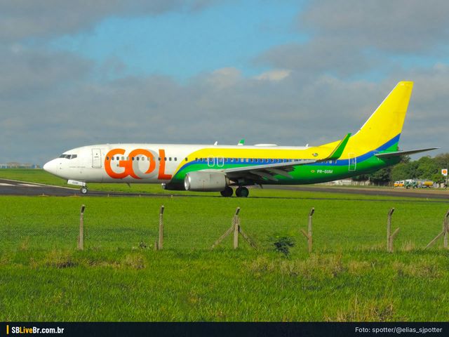 Foto de @elias_sjpotter: B737 GOL em SBSR