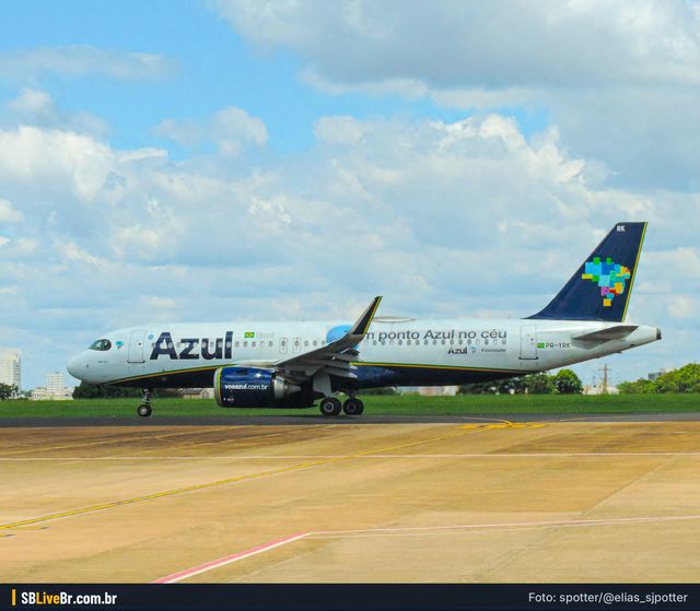 Foto de @elias_sjpotter: A320 Azul em SBSR