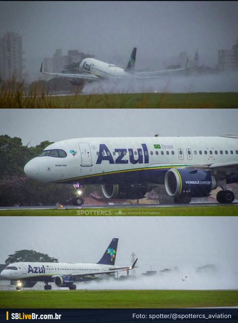 Foto de @spottercs_aviation: A320 Azul em SBSR